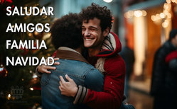 Icono los saludos son una parte muy importante a la hora de recibir a nuestros invitados en Navidad Los invitados tienen que sentirse bien recibidos cuando llegan a la casa de sus anfitriones