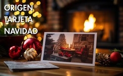 Icono cuál fue el origen de las tarjetas de felicitación navideñas Las felicitaciones de Navidad tienen su origen en una carta con un dibujo