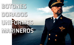 Icono el uso de los botones dorados en los uniformes marineros Los botones dorados tenían varias utilidades prácticas en el mundo de la marina