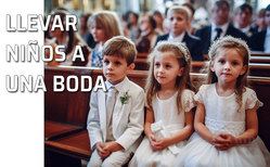 Icono ir a una ceremonia de boda con niños ¿Hay que hacer algún tipo de indicación en las invitaciones de boda en lo que respecta a los niños?