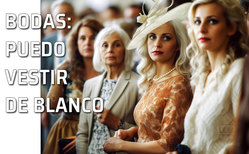 Icono ¿Puedo vestir de blanco en una boda? El color blanco para las invitadas a una boda Cuando vamos a asistir a una boda, buscamos destacar con nuestro estilo y una buena elección de vestuario