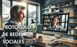 Icono protocolo de redes sociales y su importancia para las empresas y las personas Las redes sociales son uno de los principales medios de comunicación que se usan en la actualidad