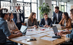 Icono las habilidades blandas cada día están mejor valoradas en el ámbito empresarial Las habilidades blandas son el complemento perfecto para una buena formación técnica