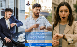 Icono ¿Llegar tarde es signo de elegancia o mala educación? Ser puntual nunca pasa de moda, porque llegar tarde es una falta de respeto
