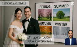Icono Cuál es la mejor estación del año para casarse Los novios pueden ser sus preferencias a la hora de casarse