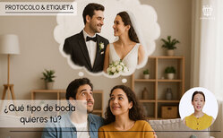 Icono Los novios suelen tener una idea para su boda que unas veces se puede llevar a cabo y otras no El tipo de boda debe ser elegido por los novios evitando injerencias o presiones externas
