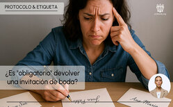 Icono ¿Es obligatorio devolver una invitación de boda? Los compromisos de boda pueden resultar un problema a la hora de hacer la lista de invitados