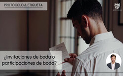 Icono ¿Cuál es la diferencia entre una participación de boda y una invitación de boda? La diferencia radica en poder asistir al banquete o celebración