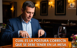 En la mesa hay que estar bien derechos, pero no tiesos como un palo