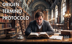 Icono origen e historia del término protocolo El protocolo tenía un significado distinto al actual en sus orígenes