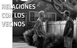 Icono reglas de urbanidad para relacionarse con los vecinos. Manual de Carreño Los que moran en edificios cercanos entre sí deben considerarse, bajo muchos respectos sociales como si formasen una misma familia