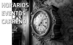 Icono horarios de los distintos eventos Cada país tiene su propio horario para celebrar los eventos. Las costumbres y tradiciones de cada lugar