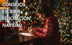 Icono escribir una felicitación de Navidad es practicar el arte de la brevedad Una felicitación de Navidad no es una carta, hay que ser breves y concisos