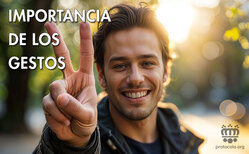 Icono los gestos son importantes cuando hablamos y cuando no hablamos Un gesto puede reforzar nuestras palabras, pero también puede contradecirlas