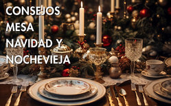 Icono las mesas de Navidad son más clásicas. Las de Nochevieja, más atrevidas La decoración de las mesas de Navidad y Nochevieja suelen hacerse de forma distinta