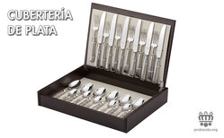Icono Uso de la cubertería de plata en las comidas Las cuberterías de plata se suelen reservar para ocasiones especiales