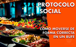 Icono la forma correcta de moverse en un bufé - buffet La forma de moverse en un bufé depende de la colación de la mesas en la sala