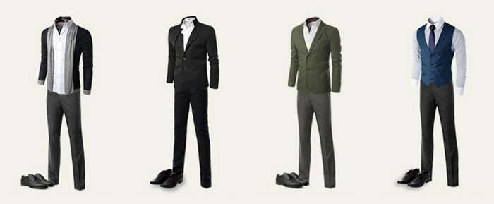 Vestuario hombre. Looks - vestuario de hombre para el trabajo