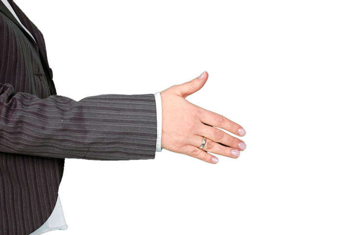 Dar la mano. Dar la mano - handshake