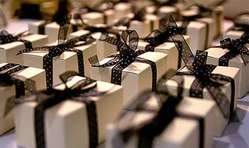 Regalos. Cajas de regalo.