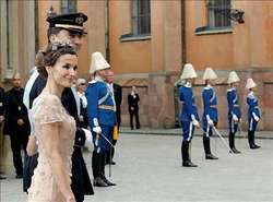 Letizia y Felipe. Los príncipes de Adturias en la boda de Victoria de Suecia y Daniel Westling