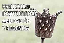 Icono abdicación y regencia ¿Qué significa abdicar? ¿Qué es la regencia?