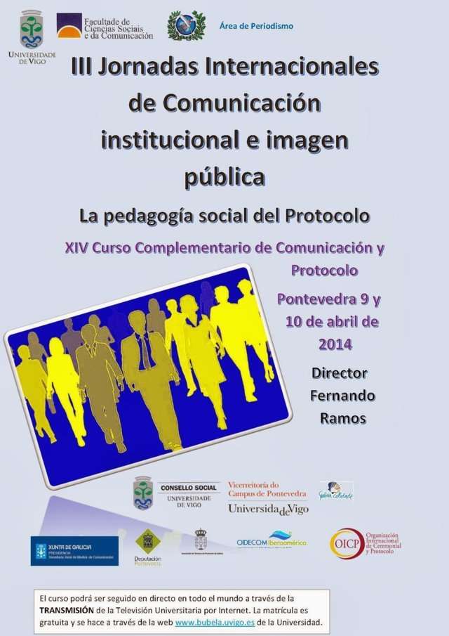 Curso Universidad Vigo. La Pedagogía Social del Protocolo.