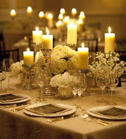 Mesa elegante. Mesa elegante para una celebración.