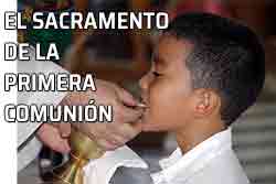 Icono Primera Comunión La Primera Comunión. Ceremonia, celebración y sacramento. Niño toma la primera comunión