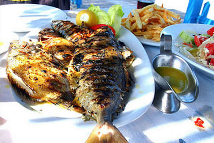 Pescado. Pescado a la plancha
