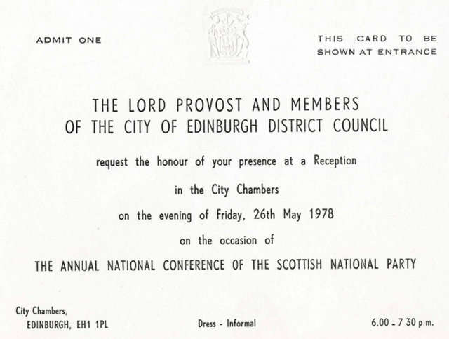Invitación. Invitación a la Conferencia Anual de 1978