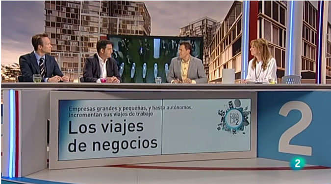 Viajes de negocios. Fotograma- Debate viajes de negocios