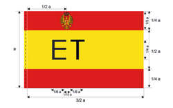 Bandera para buques o embarcaciones del Ejército
