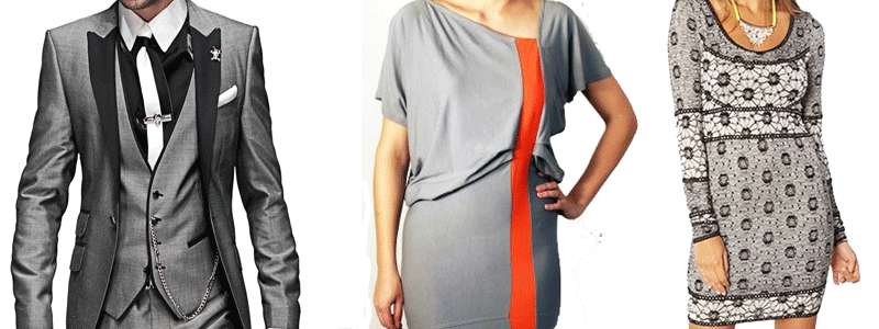 Combinar color gris. Combinar color gris de vestuario.