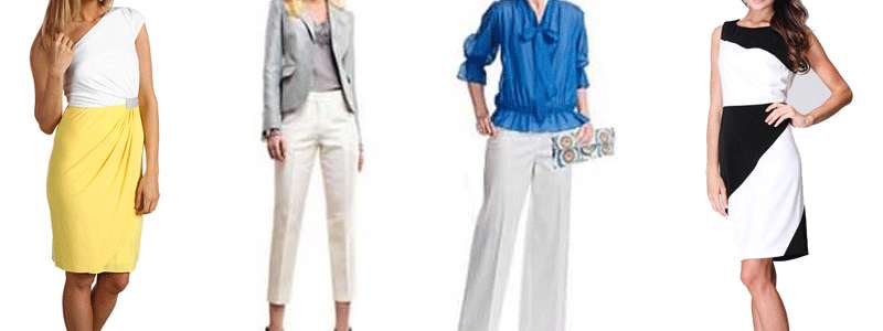 Combinar blanco. Combinaciones del color blanco en el vestuario.