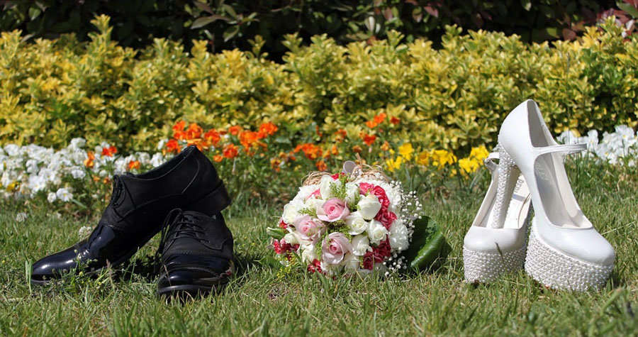 Zapatos boda. Zapatos novio y novia
