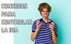 Icono controlar nuestra ira Joven con un ataque de ira