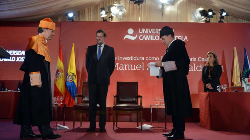Honoris Causa UCJC Juan Manuel Calderón
Juan Manuel Santos Calderón, investido Doctor Honoris Causa por la Universidad Camilo José Cela