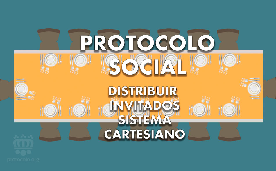 Sistema cartesiano Cómo colocar a los invitados en una mesa. La forma más usada para distribuir a los invitados en una mesa