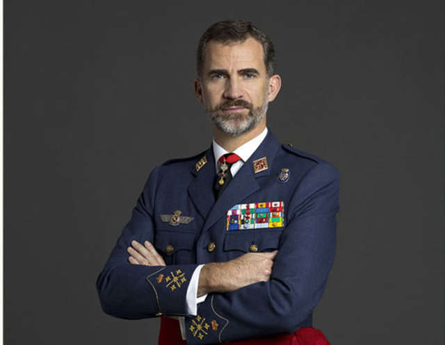 Retrato Oficial Felipe VI. Retrato Oficial Felipe Vi Capitán General del Ejército del Aire