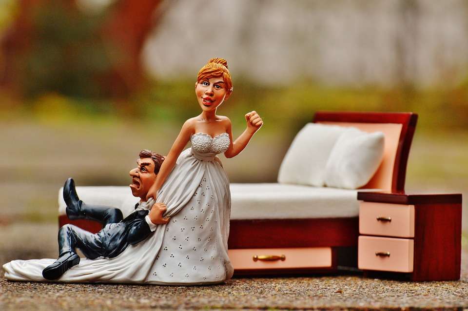 Despedida novios. Despedida novios - Fin de la boda