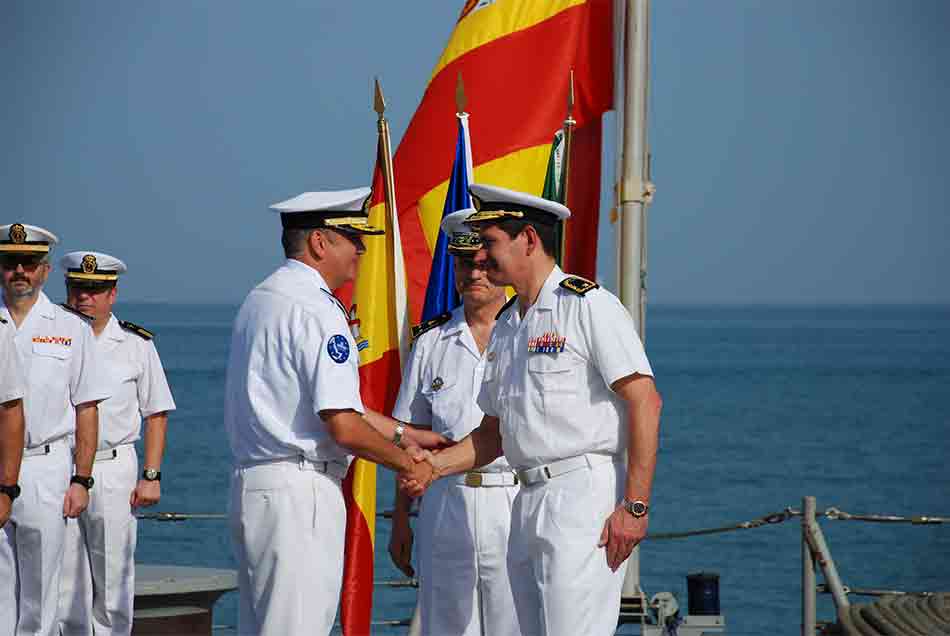 Ceremonia entrega de mando. Ceremonia de despedida de autoridades
