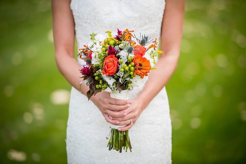 Ramo de novia. Ramo de flores para una novia