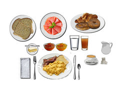 Desayuno Americano Desayuno estilo Americano
