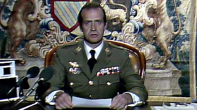 Juan Carlos I, rey de España. Mensaje de S.M. el Rey la noche del 23 de febrero de 1981