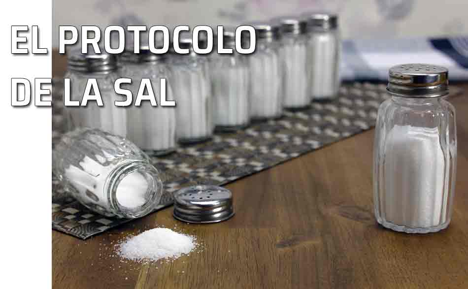 Protocolo de sal. Saleros