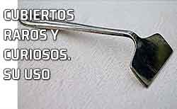 Icono cubiertos raros Cubiertos curiosos y su uso