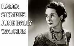 Icono June Dally Watkins La reina de la etiqueta June Dally Watkins