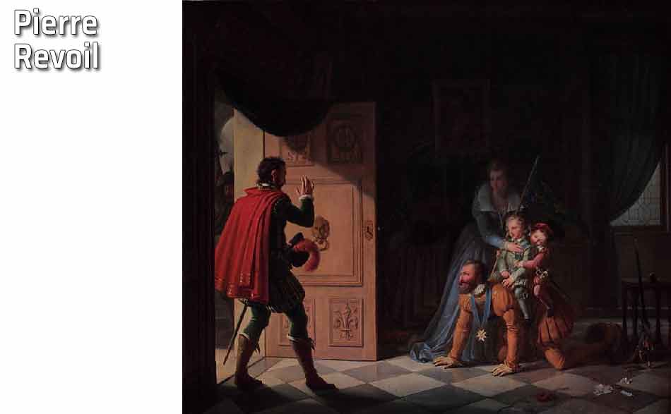 Pintura de Pierre Revoil. Pintura de Pierre Revoil