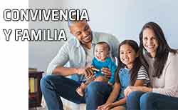 Icono convivencia familiar Familia nuclear o parental con dos hijos